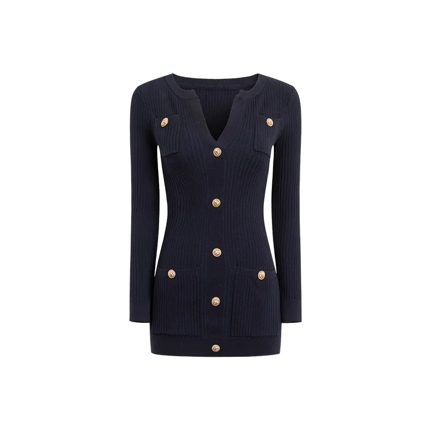 DITB Длинное платье с длинными рукавами женское