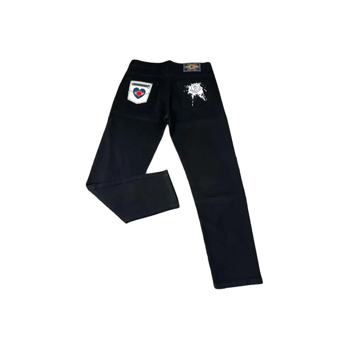 PWUE Черные Унисекс Джинсы