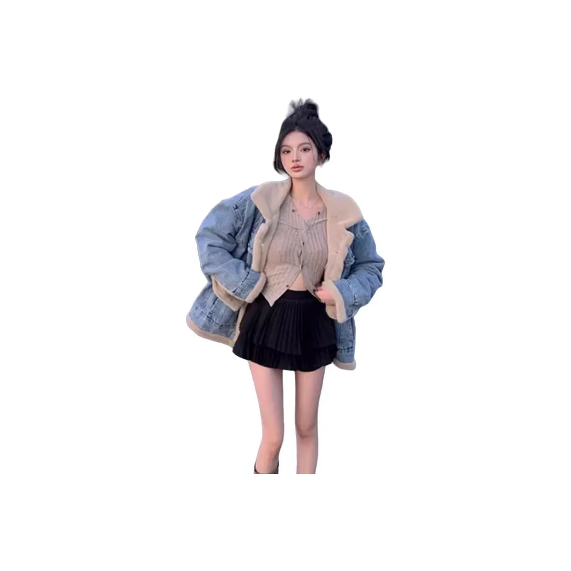 PZHK Синий Женский Пуховик