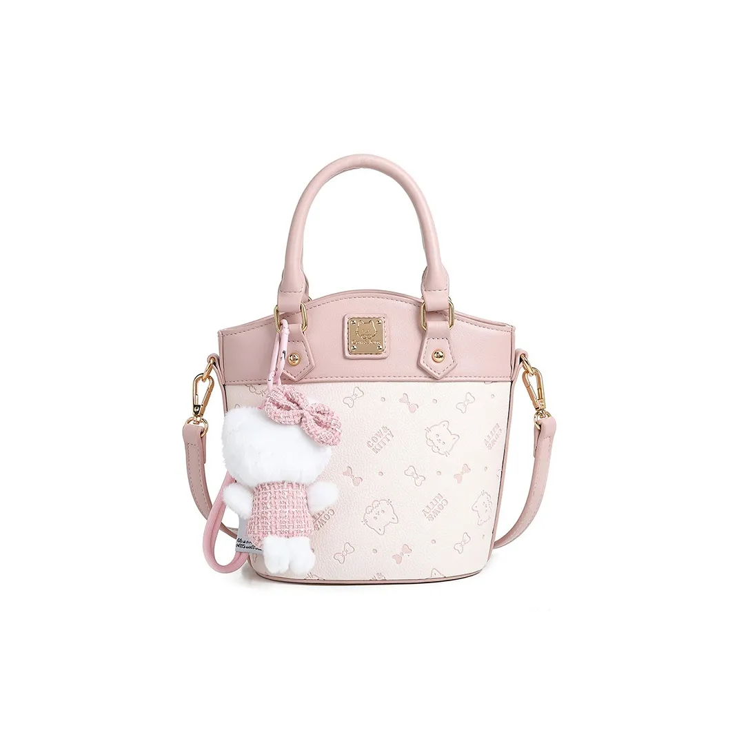 MARKANGARO ПУ (полиуретан) Через плечо Портативный Обычный Женский Персиково-розовый