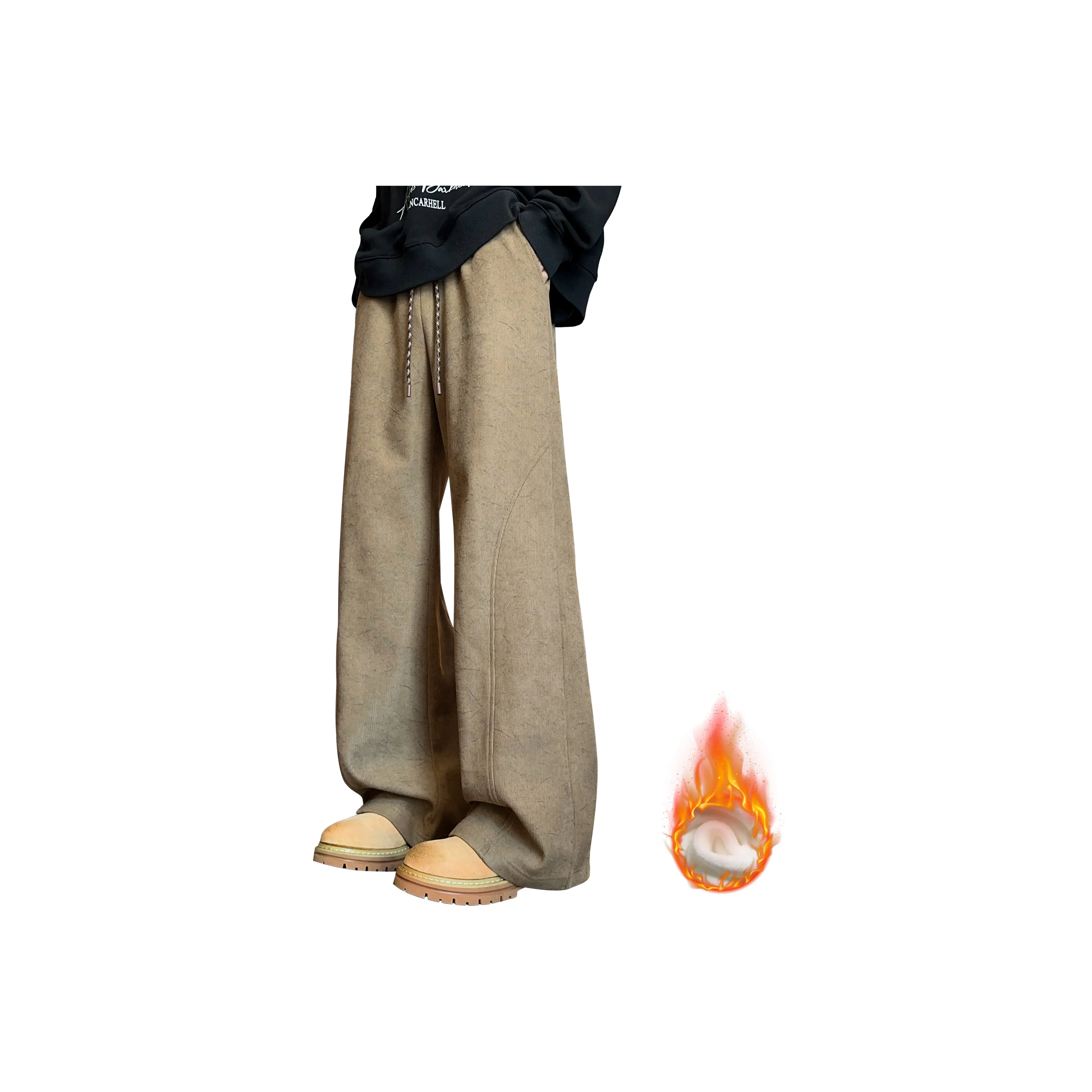 MARK WAFFLE Вязаные спортивные брюки унисекс