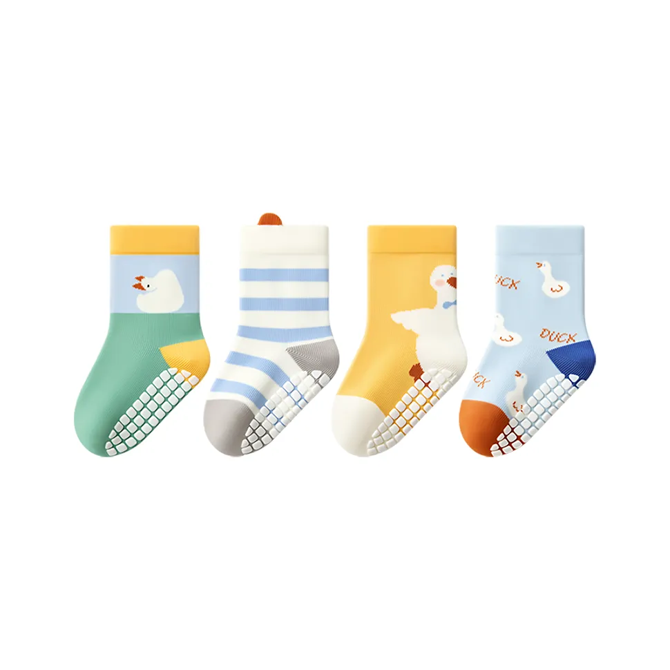Носки для малышей High Elasticity не ограничивающие движения из хлопка упаковка из 4 пар унисекс