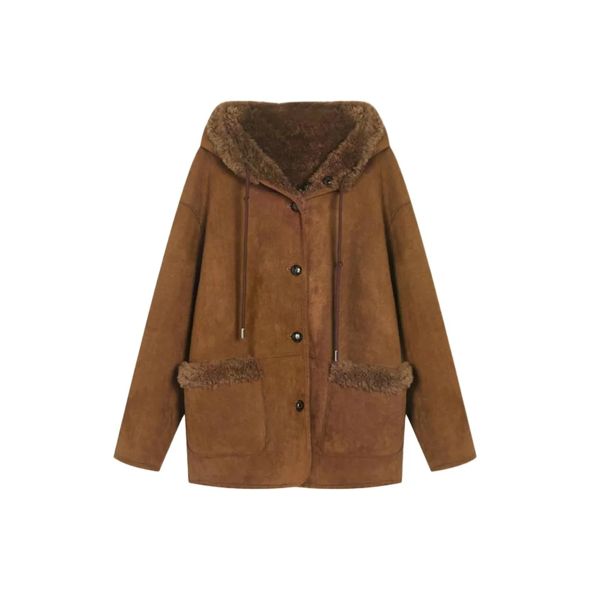 GZQJ Кофе Женские Пальто