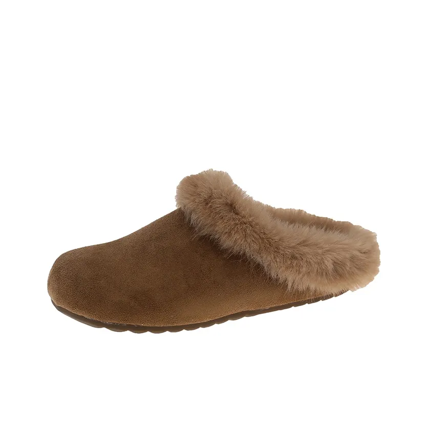 Be Good Резиновая подошва Флоковый Аbrasion-Resistant Slip-Resistant Домашние тапочки Женские