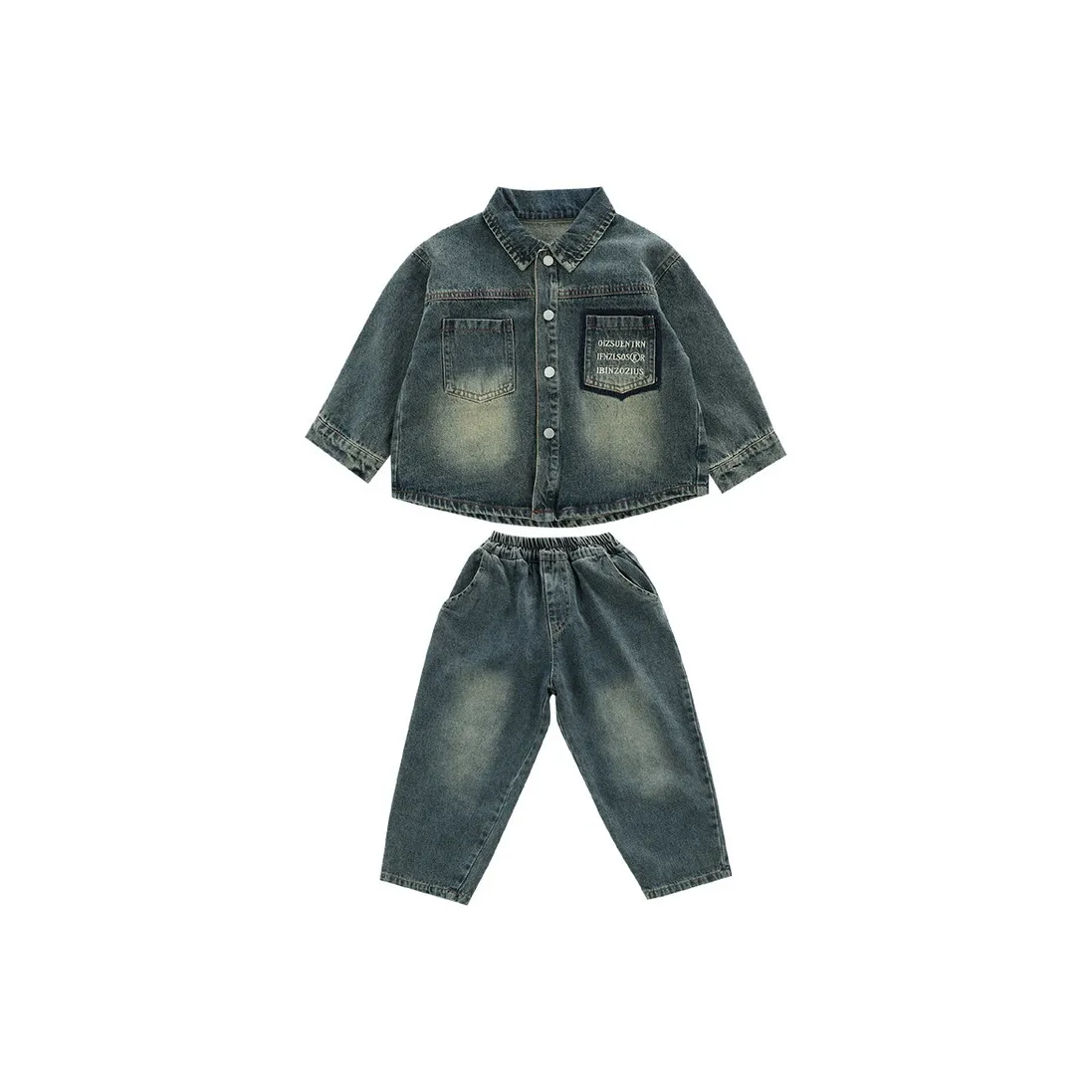 Mu Qingqing Повседневная спортивная одежда 2 штуки для детей