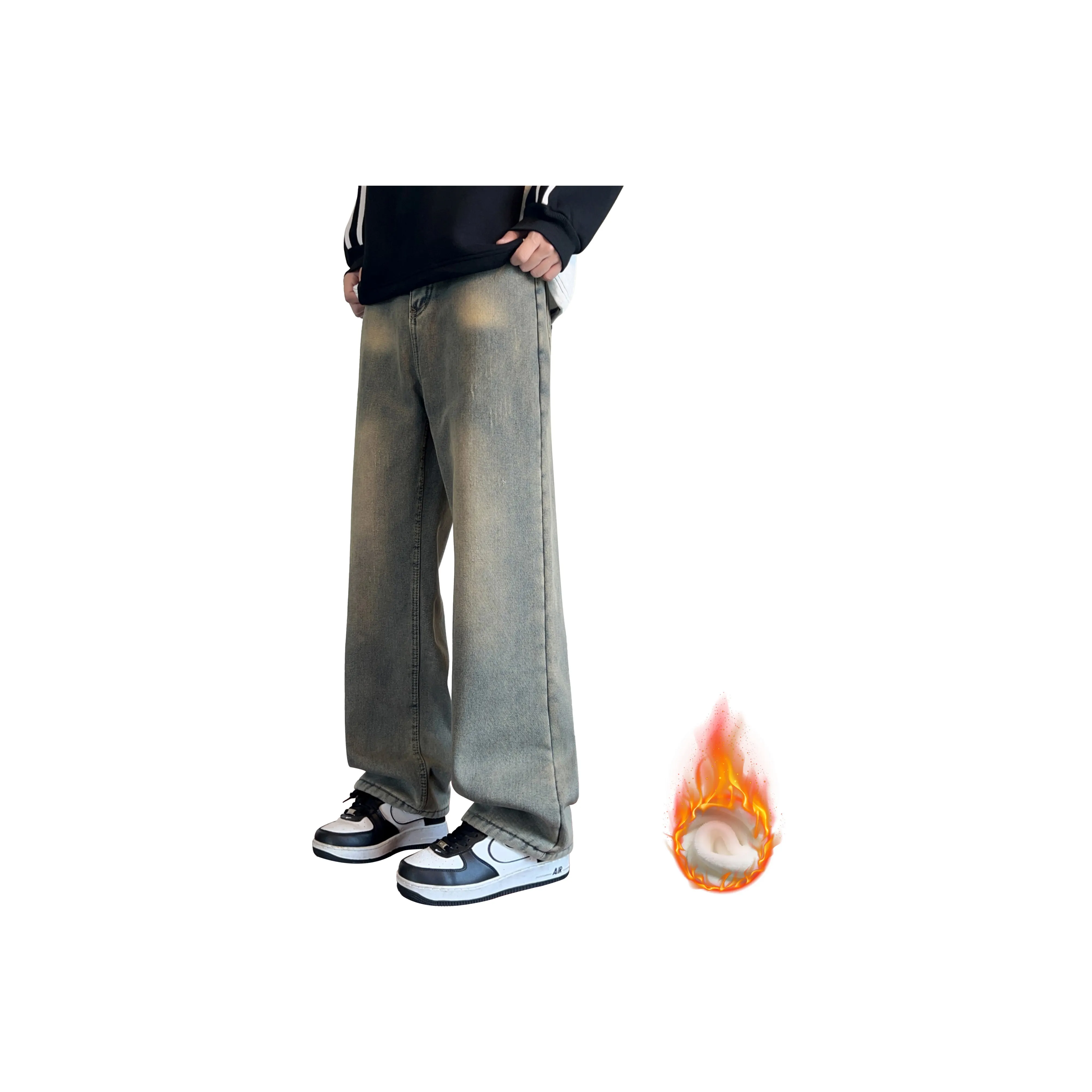 MARK WAFFLE Вязаные спортивные брюки унисекс