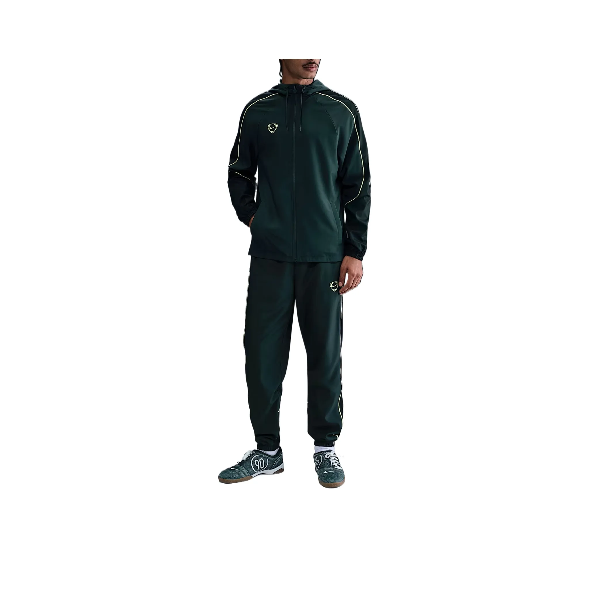 nike ACADEMY Морской зеленый Черный Мужские Куртки