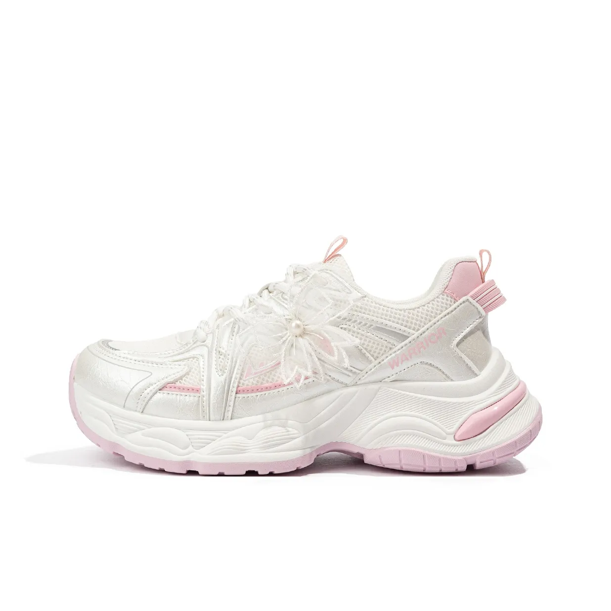 Warrior Высота Увеличение Баланс Легкий Дышащий Низкий Топ Толстая Подошва Кроссовки Женские