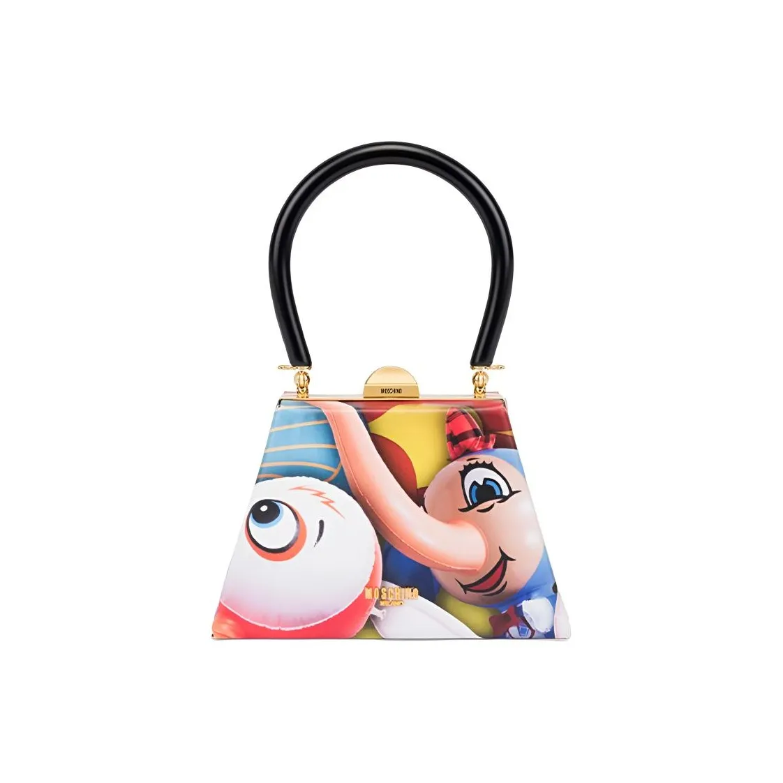 MOSCHINO Сумка через плечо из коровьей кожи мини-сумка для женщин многоцветная