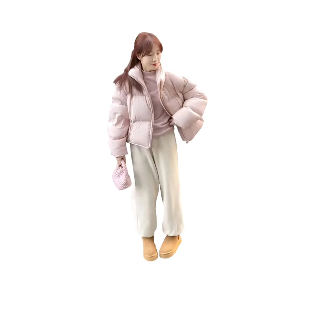 FLIM Розовый Женский Пуховик