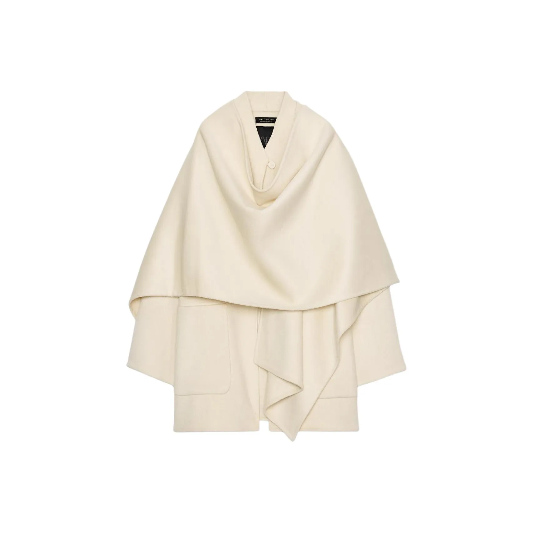 ZARA ZW Series Белое Женское Пальто