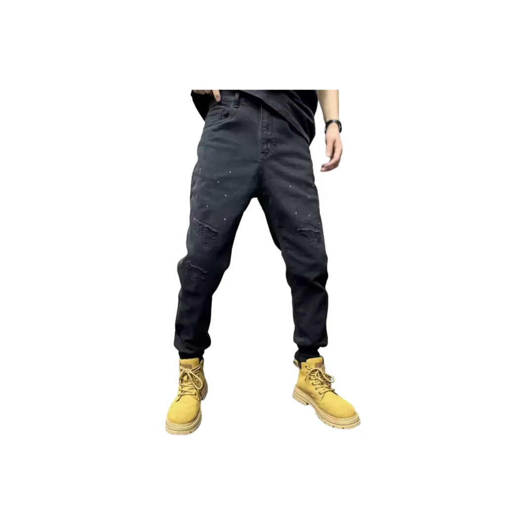 CAT'S PAW Черный Унисекс Джинсы