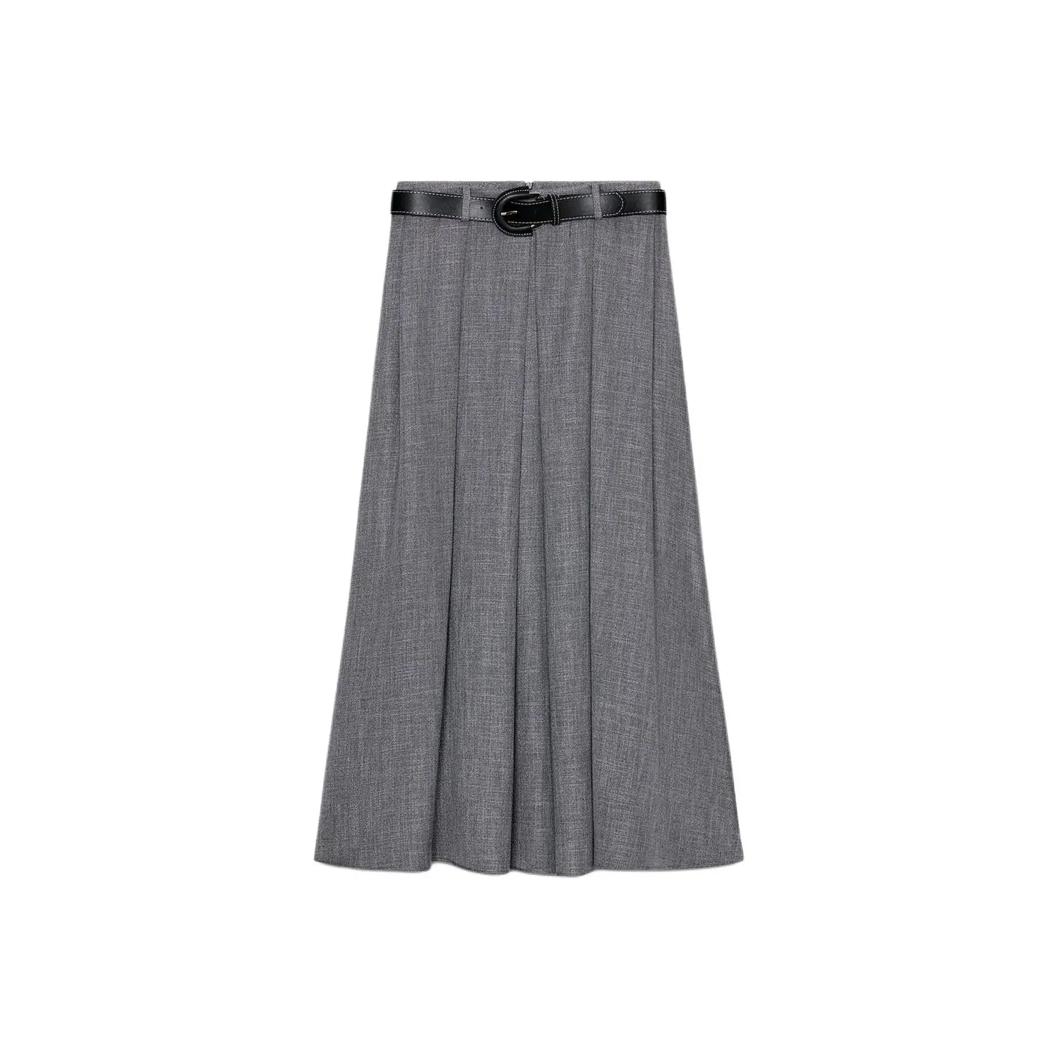 ZARA Серый Женские Повседневные Длинные Юбки