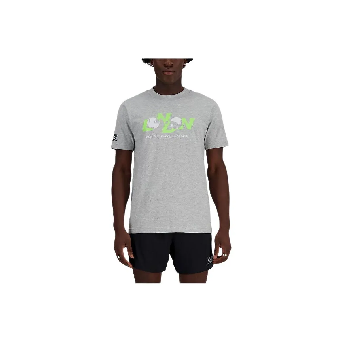 New Balance London Edition Graphic T-Shirt Рубашка T-Shirt Мужская Серый