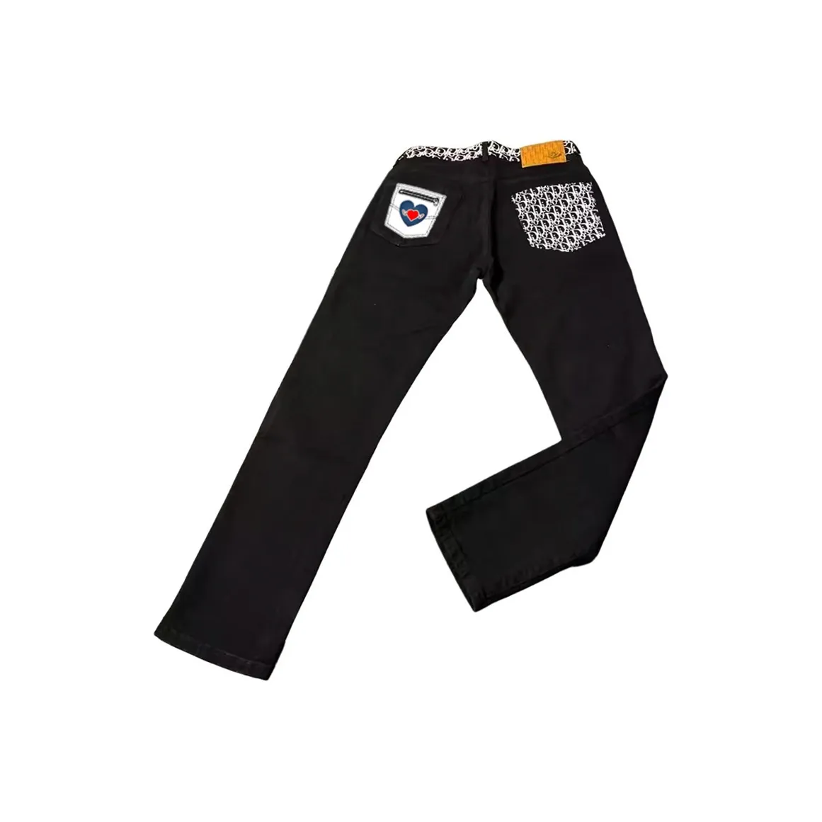 PWUE Черные Унисекс Джинсы