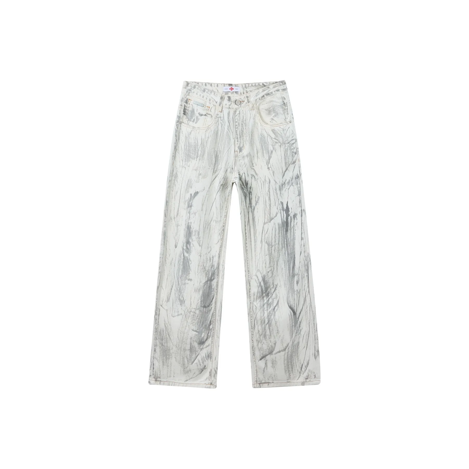 Lee Cooper Осенние и Зимние Джинсы Мужские Белые Dirty