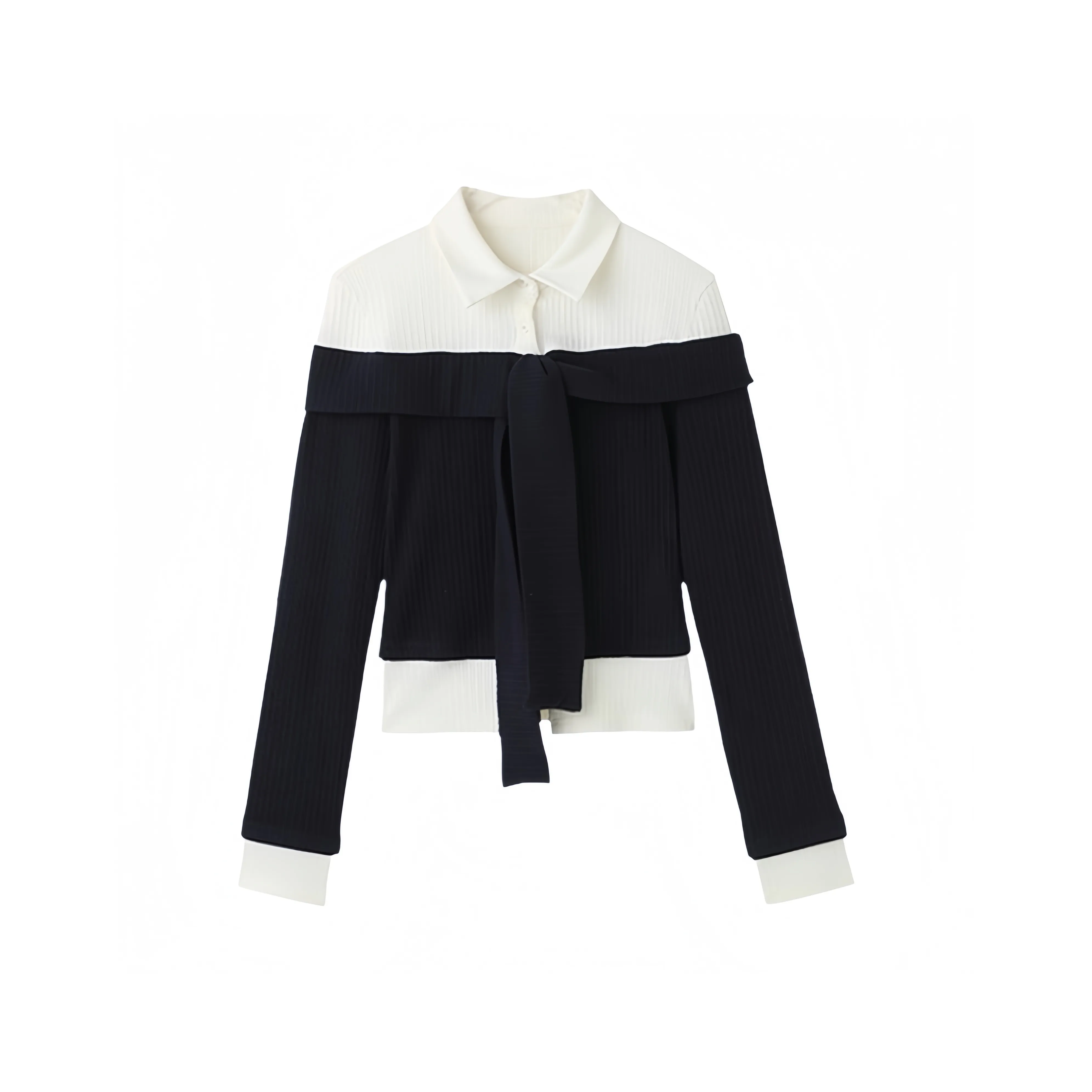 YGPRW Темно-синие и белые женские футболки T