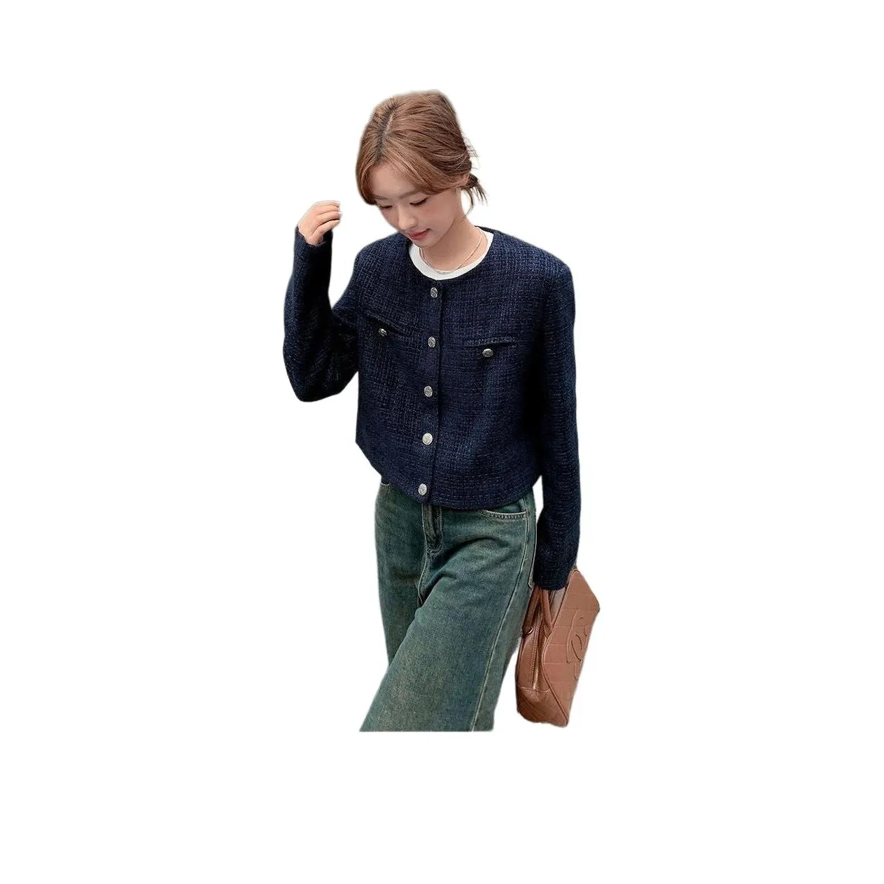 GIUHF Темно-синие женские куртки