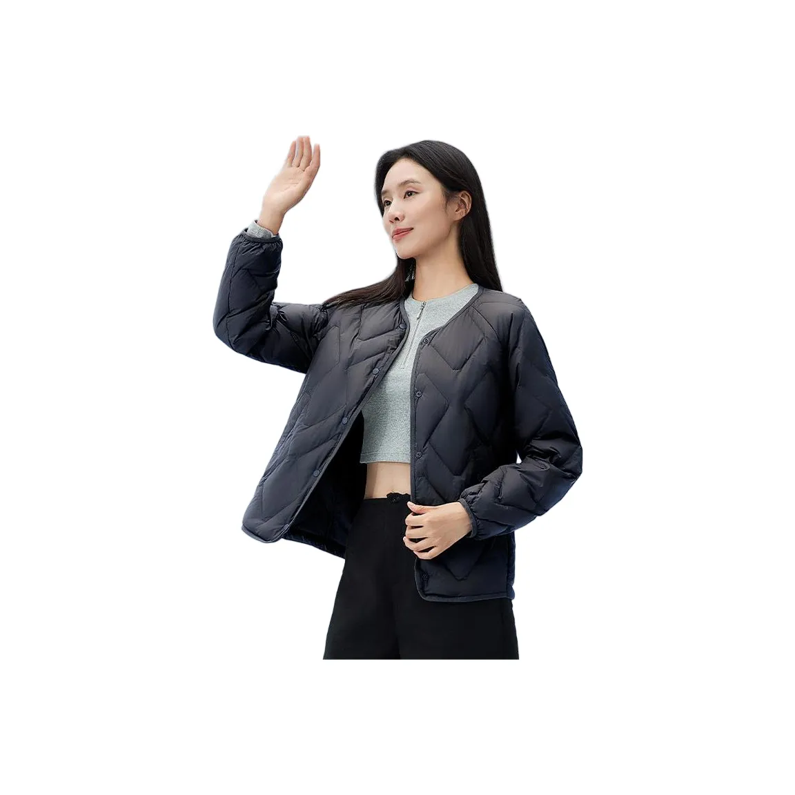 YAYA x Puffed Suede Collection Пуховик Женские