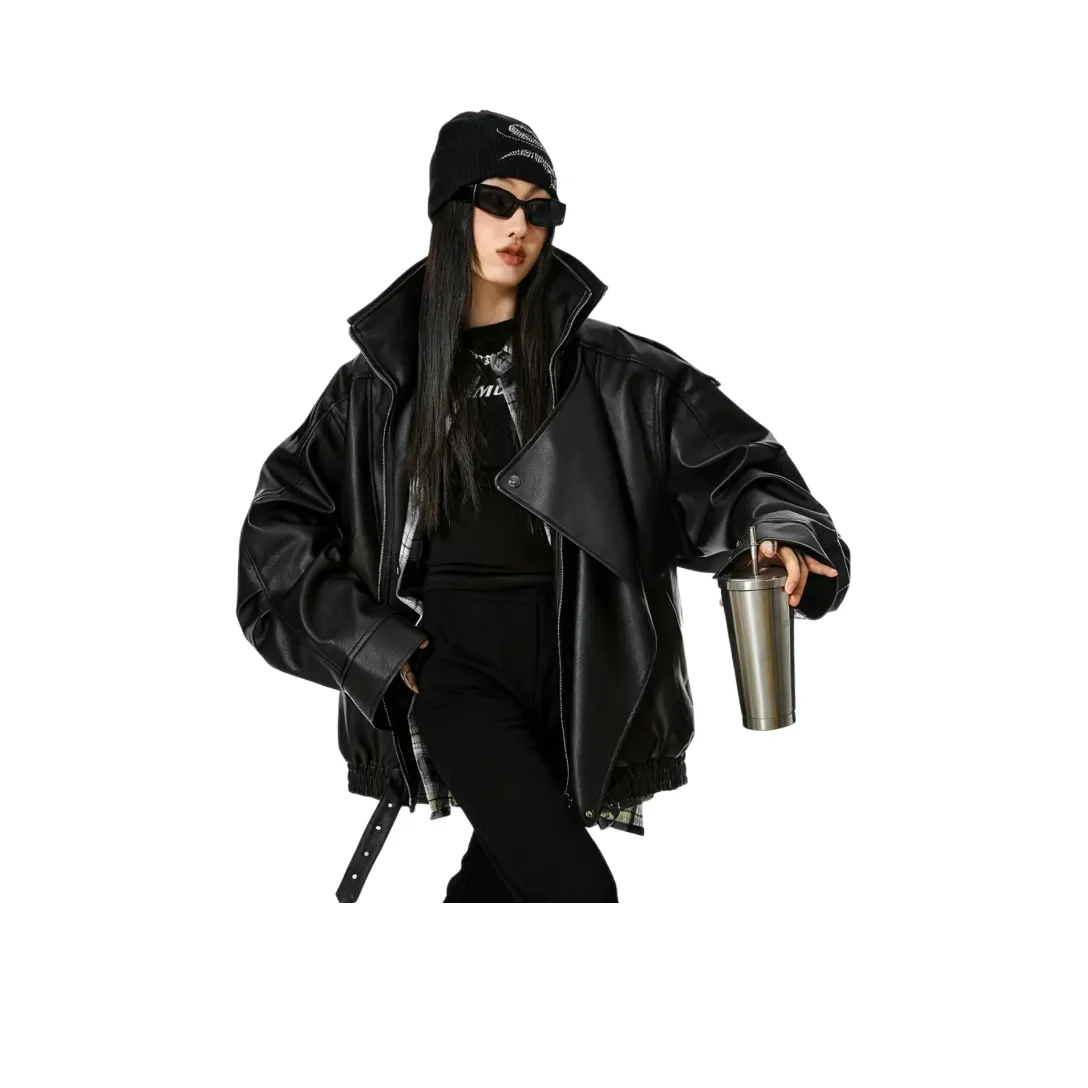 Lightning X Storm Кожа Куртка Унисекс