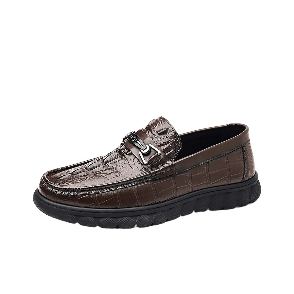 MEXICAN Деловой повседневный стиль Кожаные лоферы Мужские