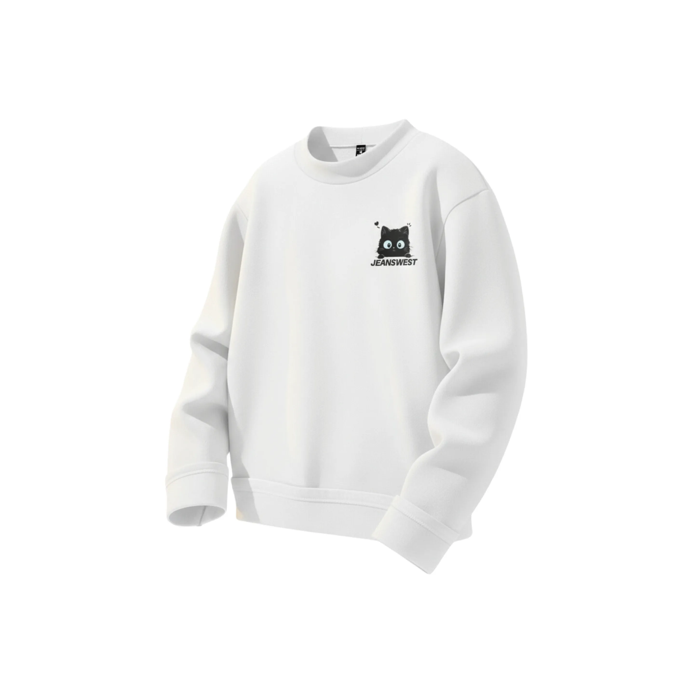 JEANSWEST Стандартная Длинная Рубашка с Длинными Рукавами Унисекс