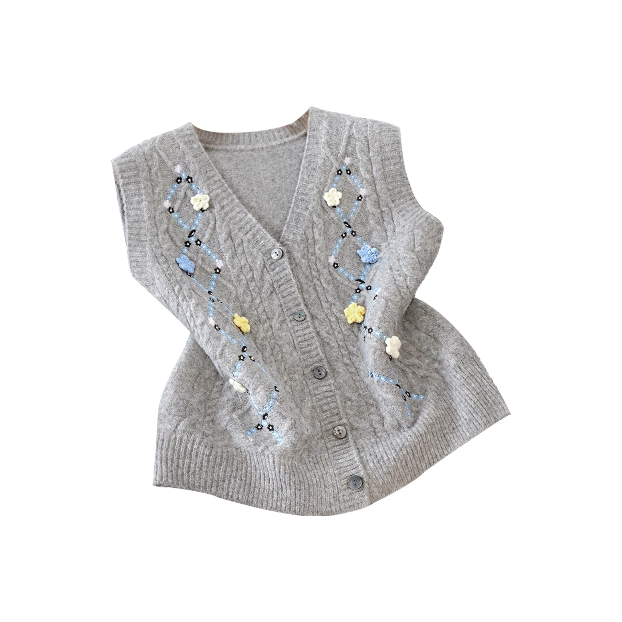 Cypress House Светло-серый Женский жилет