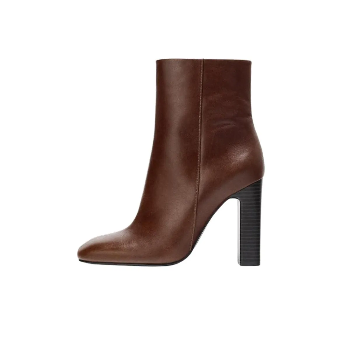 ZARA Ботильоны 9 см Женские Коричневые