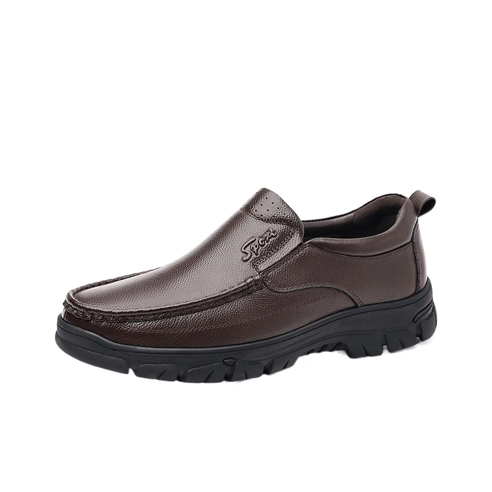 MEXICAN Удобные туфли без шнуровки повседневные кожа мужские