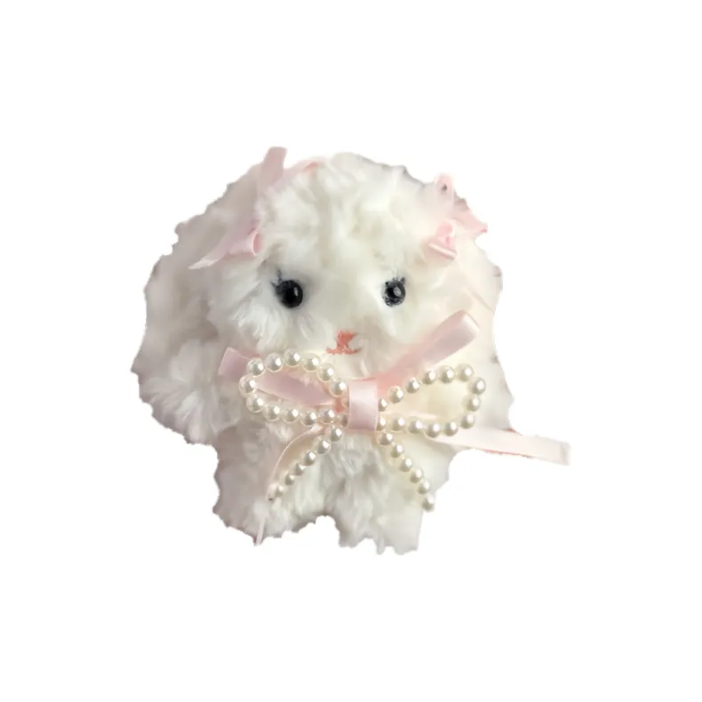 MENGSHUQI Мультяшный жемчужный кролик милый стиль рождественская коллекция украшение плюшевая подвеска