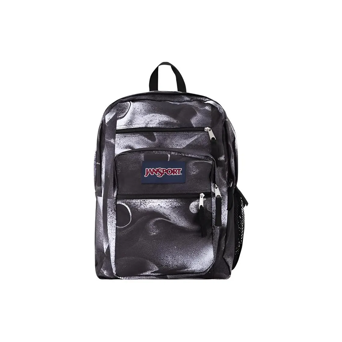 JanSport Полиэстер Рюкзак Средний Мужской Черный Белый