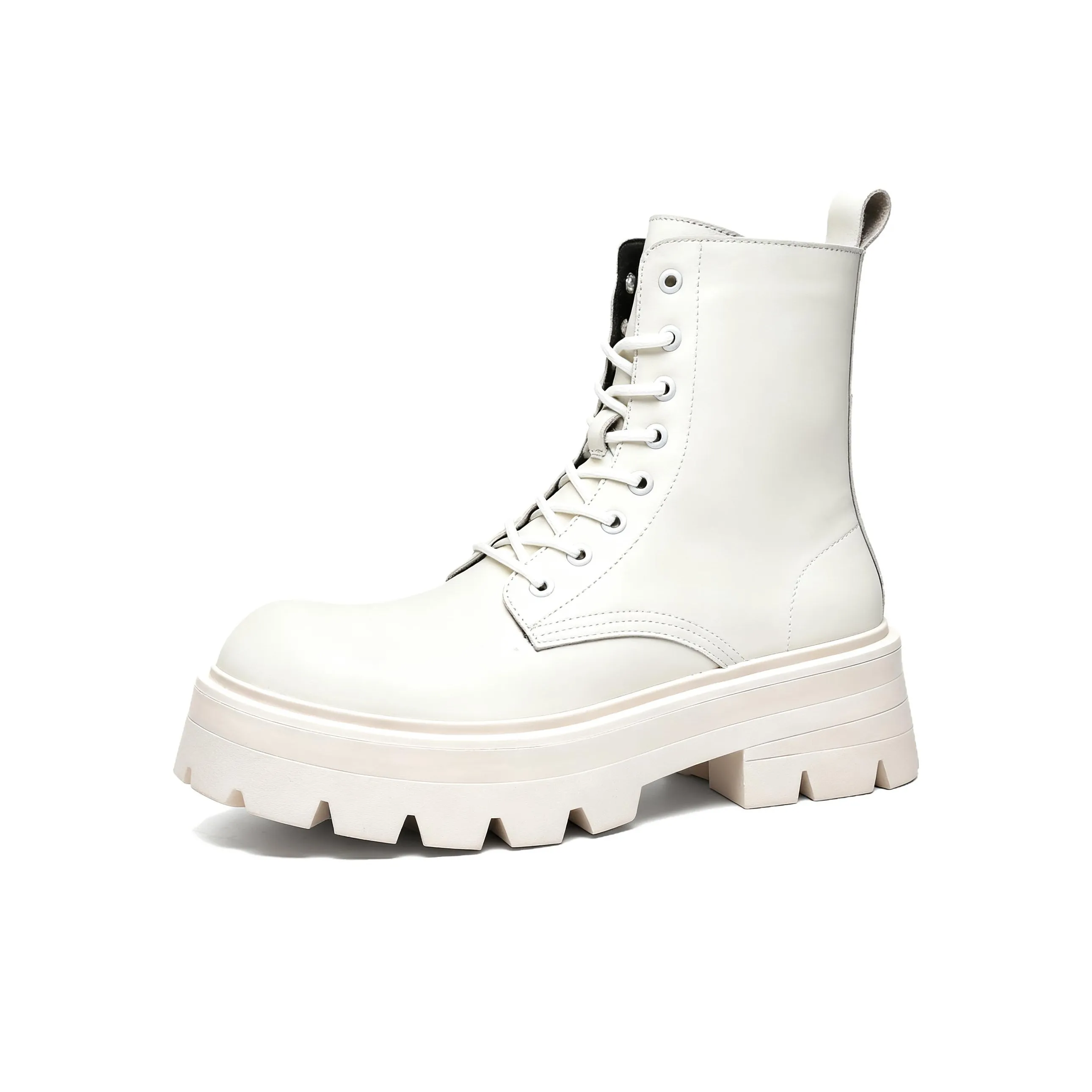 AIMISS Martin Boots White Unisex