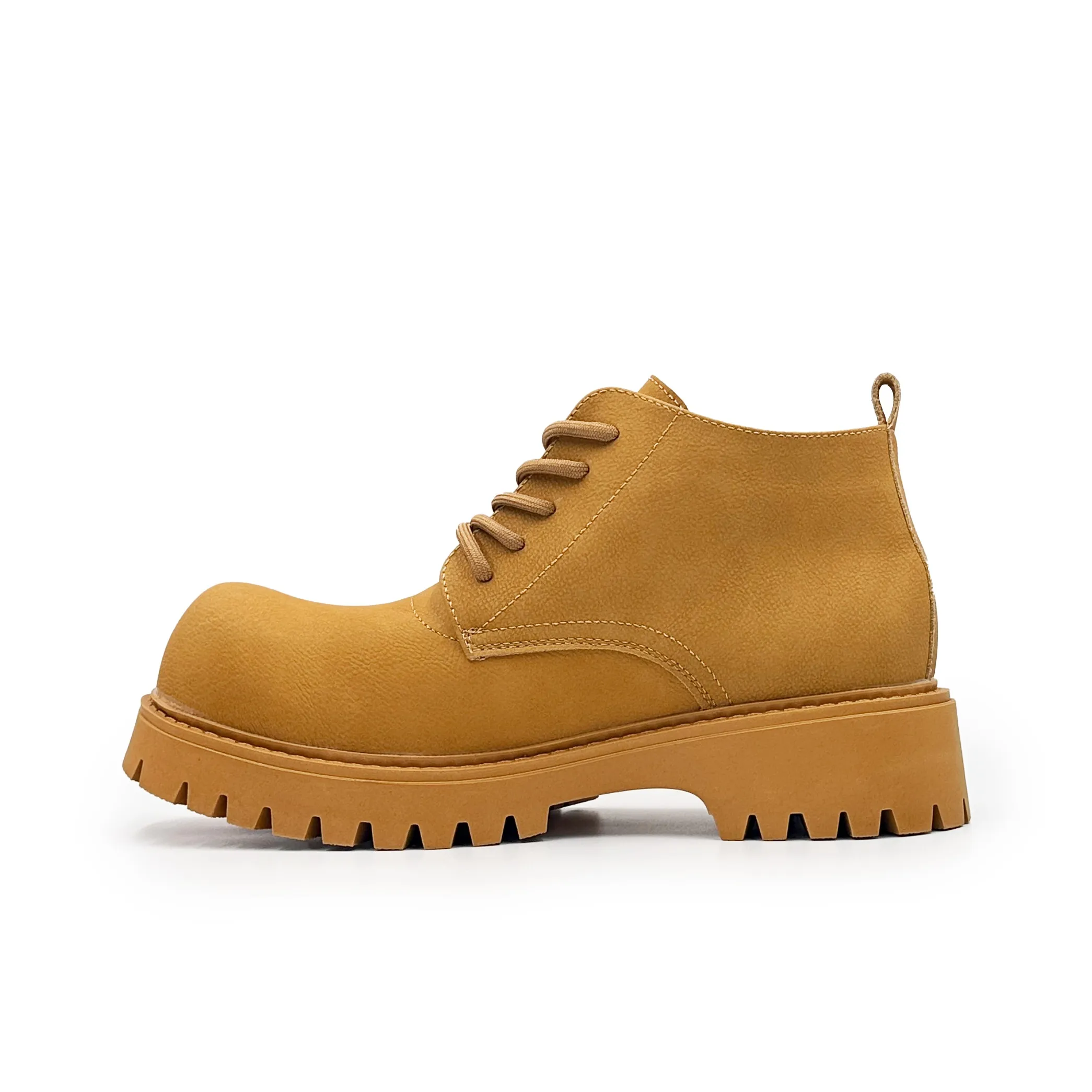Hong Kong Meng Martin Boots Yellow Men's