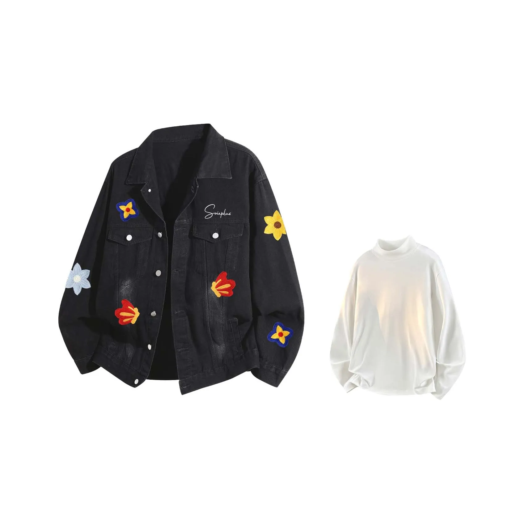 SOIE Унисекс Джинсовые куртки