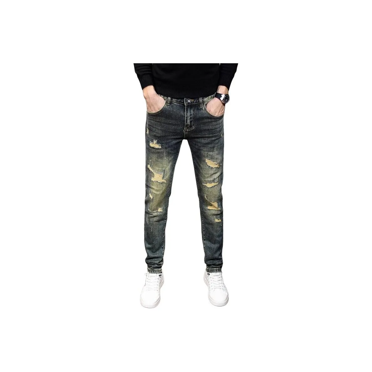 CHAOZHANGGUI Мужские Джинсы