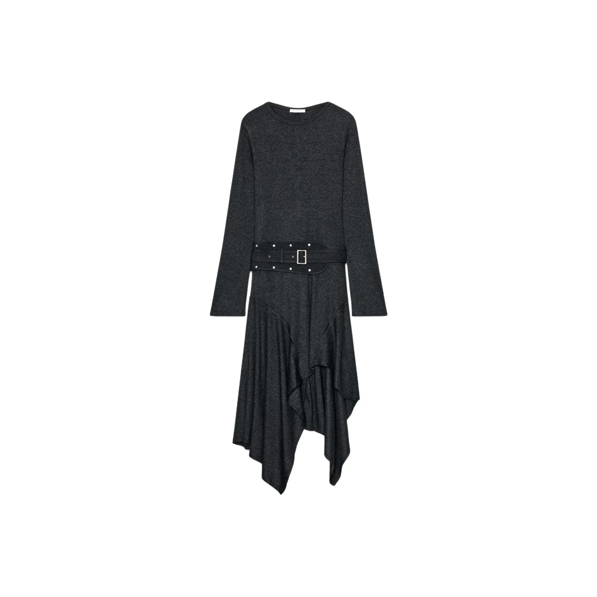 ZARA Длинное платье с длинными рукавами женское