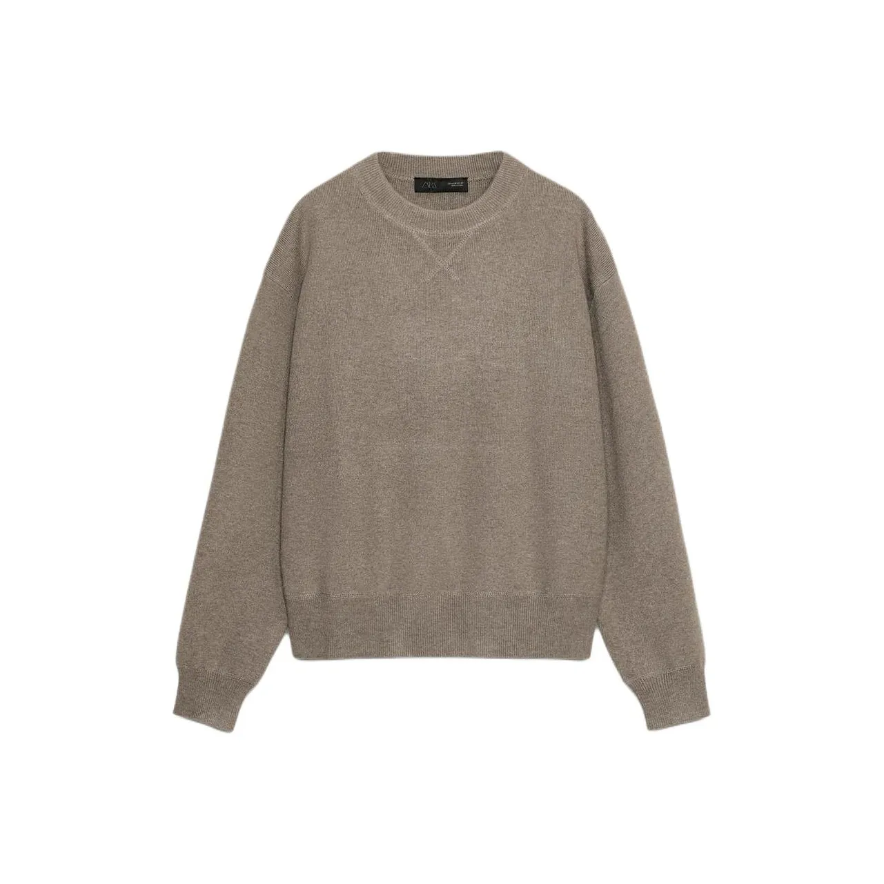 ZARA Средний норковый трикотаж для женщин