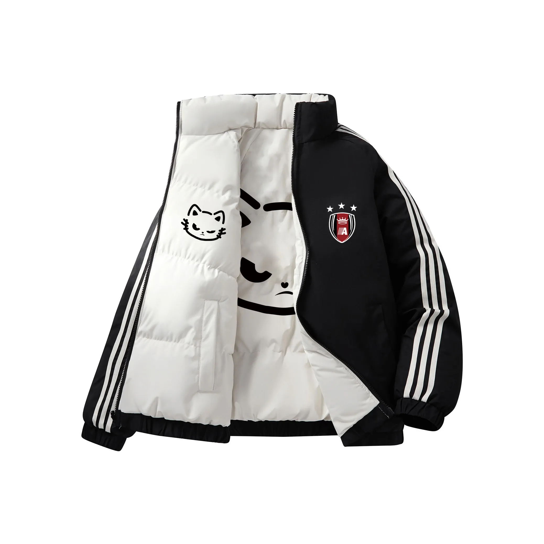 LA'T.WEEKEND Хлопковый пуховик унисекс