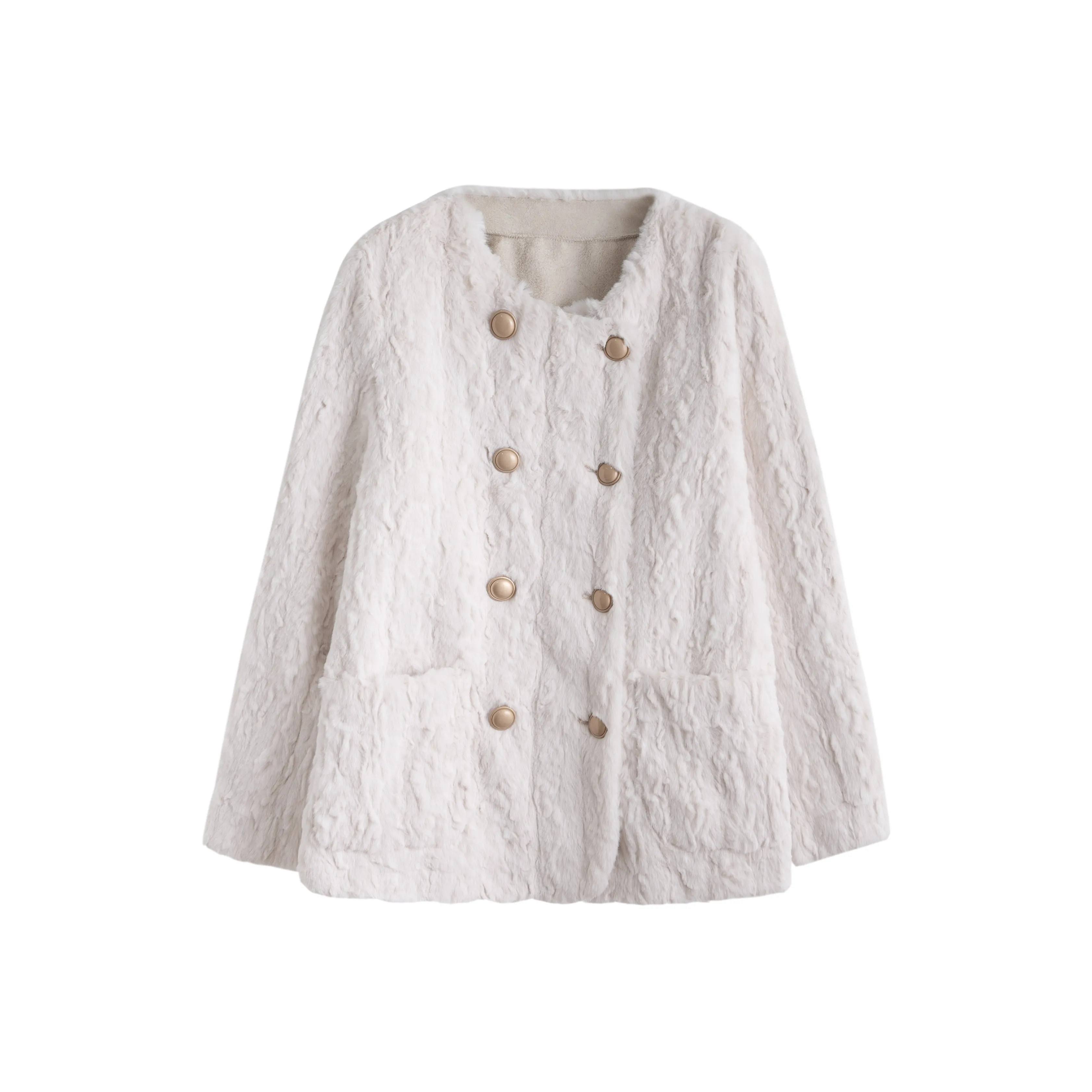 Tonlion Белый Женские Меховые изделия