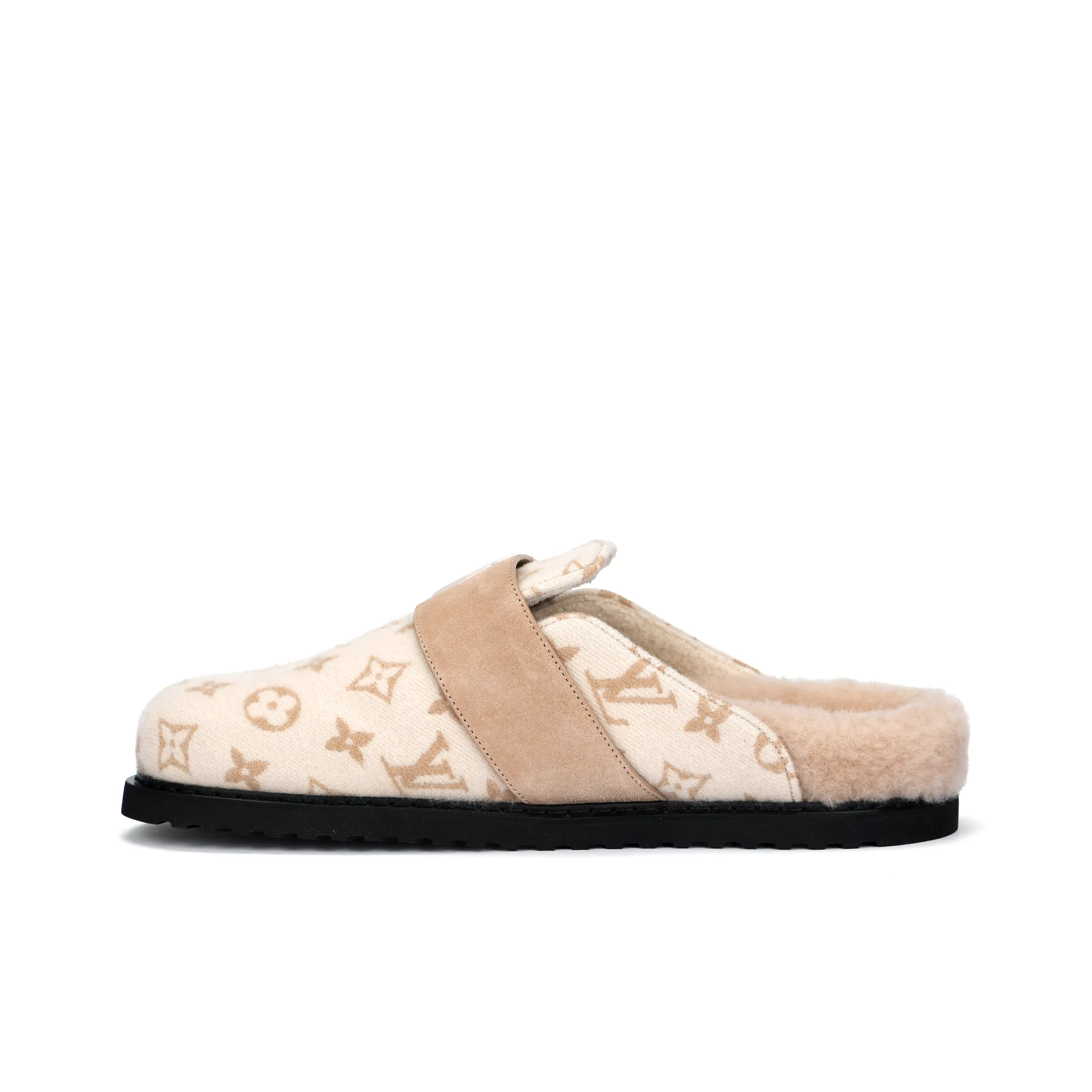 LOUIS VUITTON Closed Toe Slippers Women's