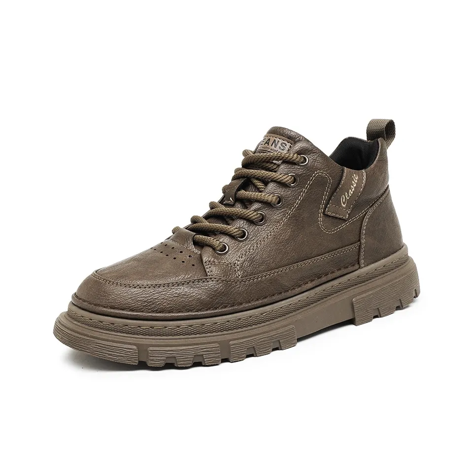 GQWE Короткий Мартин Ботинок с плоской подошвой Мужской