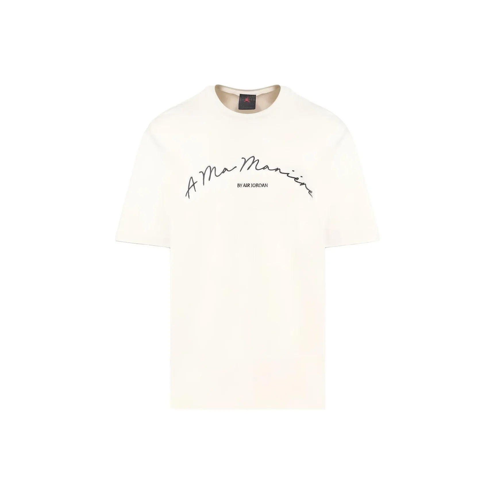 Jordan x A Ma Maniére T-Shirt Азиатская версия Унисекс Белый