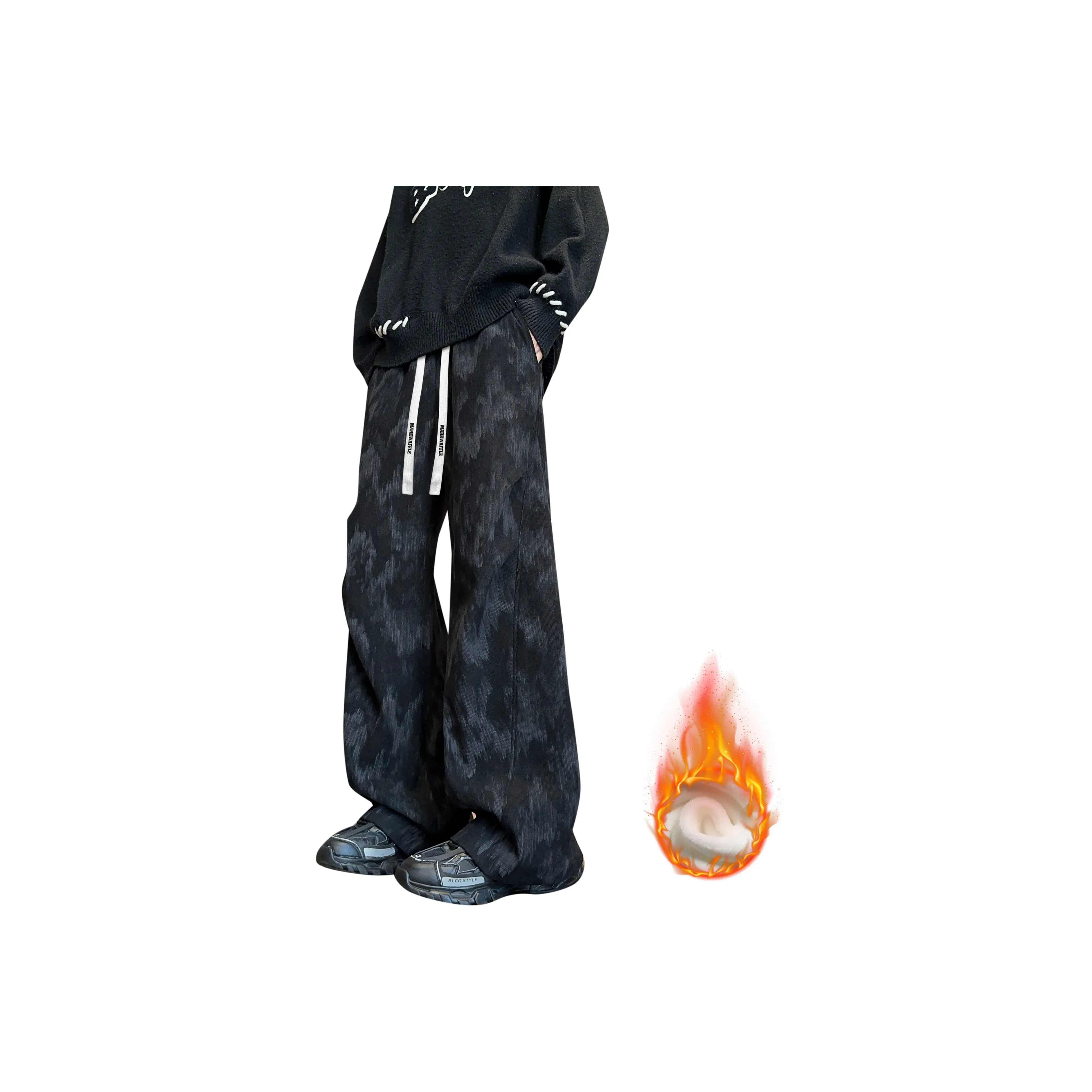 MARK WAFFLE Повседневные брюки Унисекс