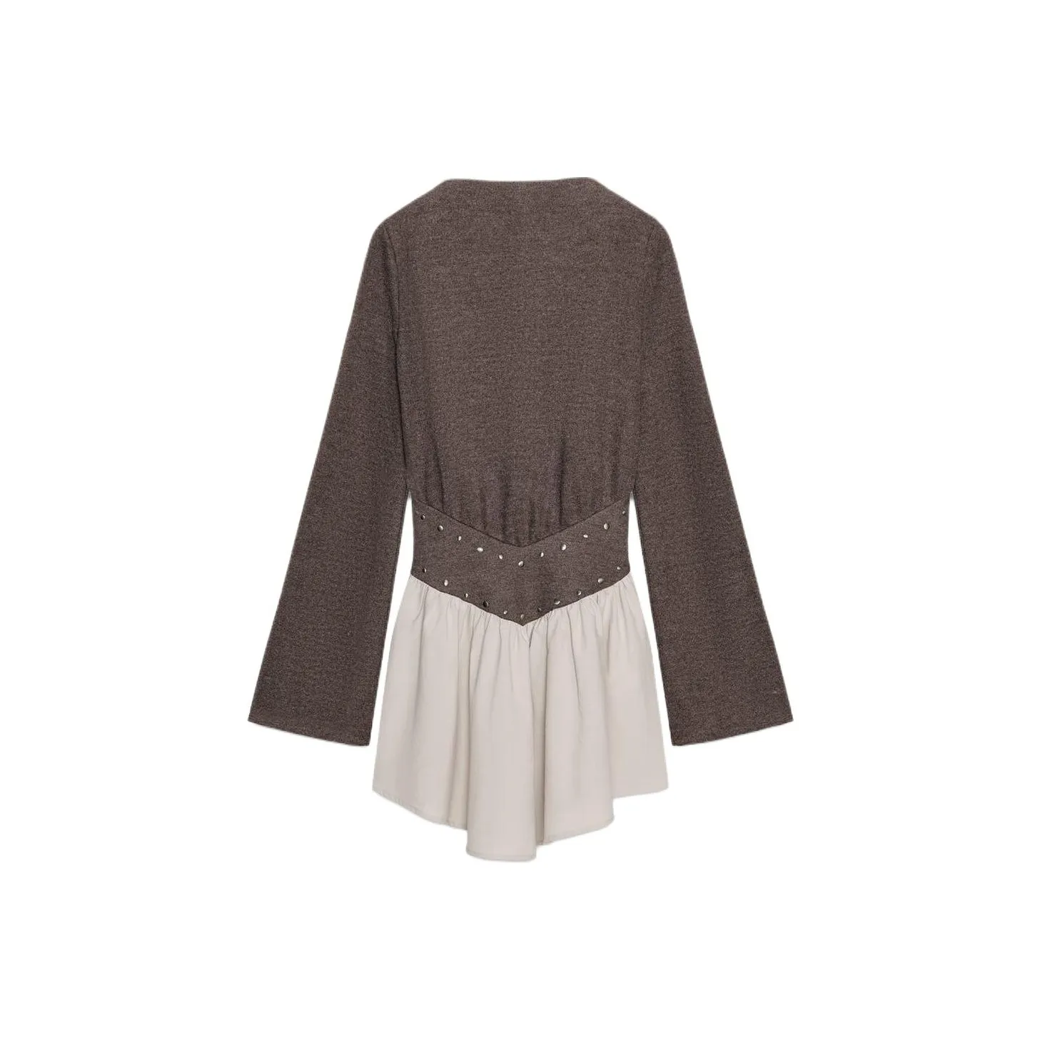 ZARA Длинное платье с длинными рукавами женское