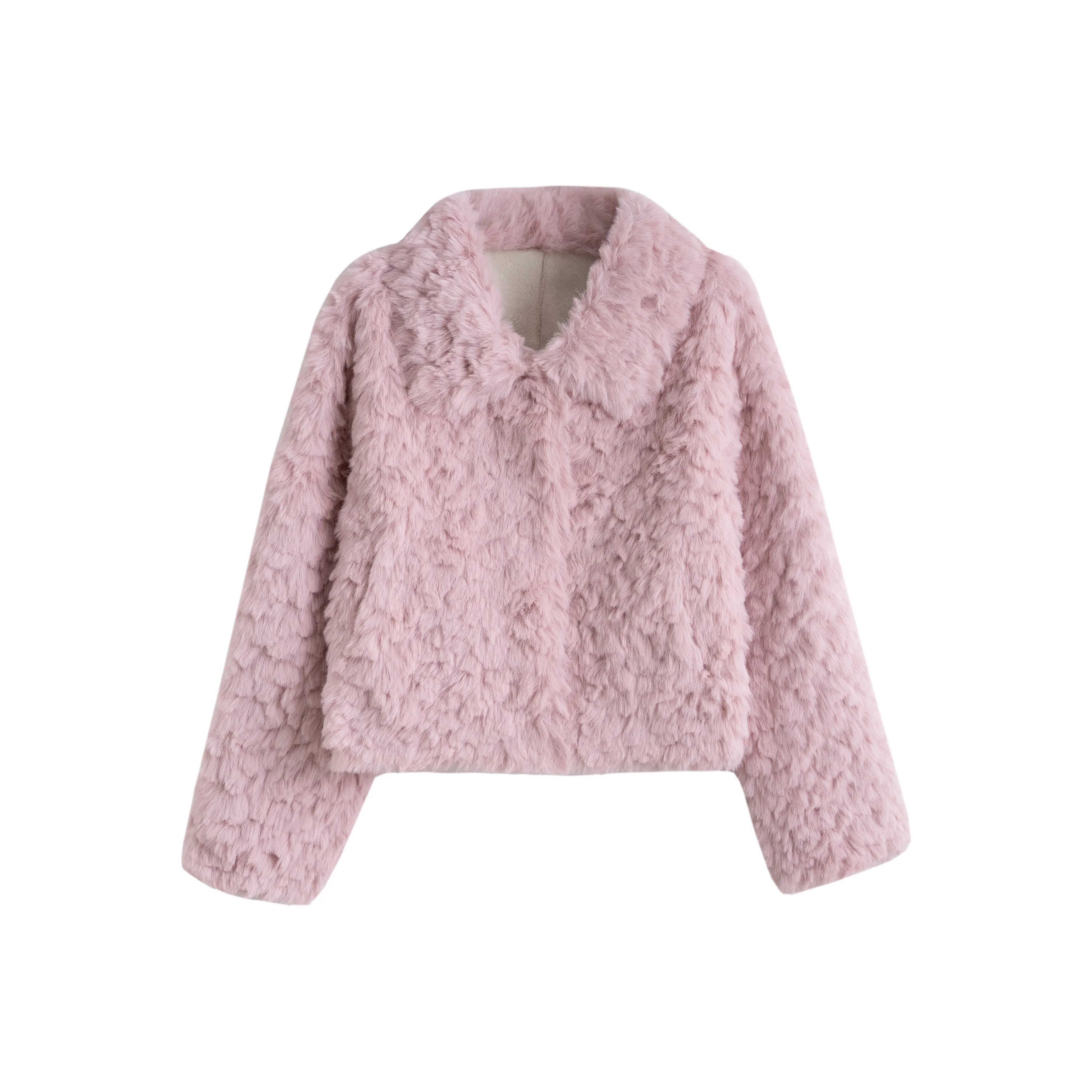 Tonlion Темно-розовый Женские Меховые изделия