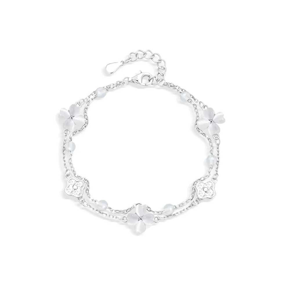 D.K.X Цветное стекло Нефритовые браслеты Женские