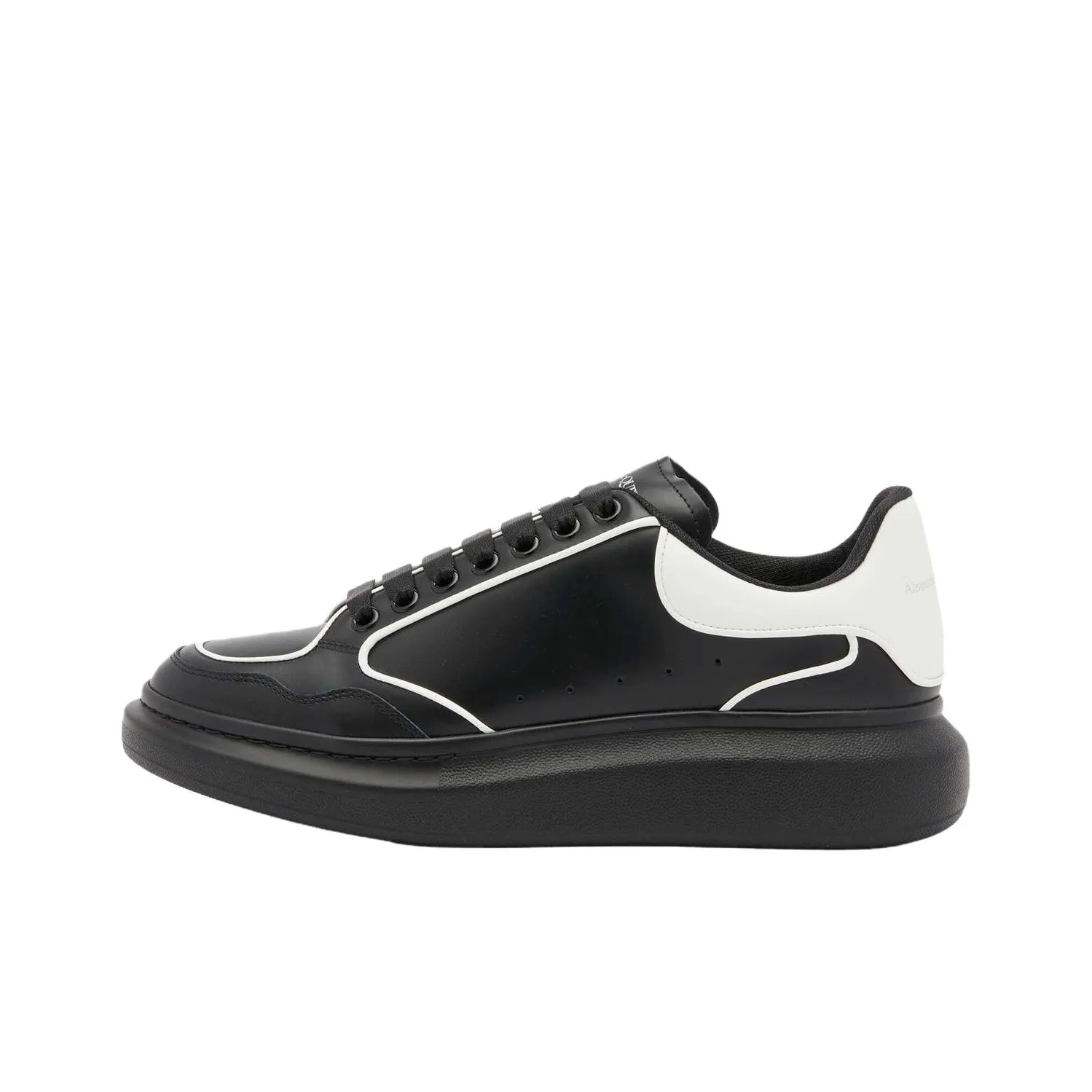 Alexander McQueen Skateboard Shoes Men Low Top Black