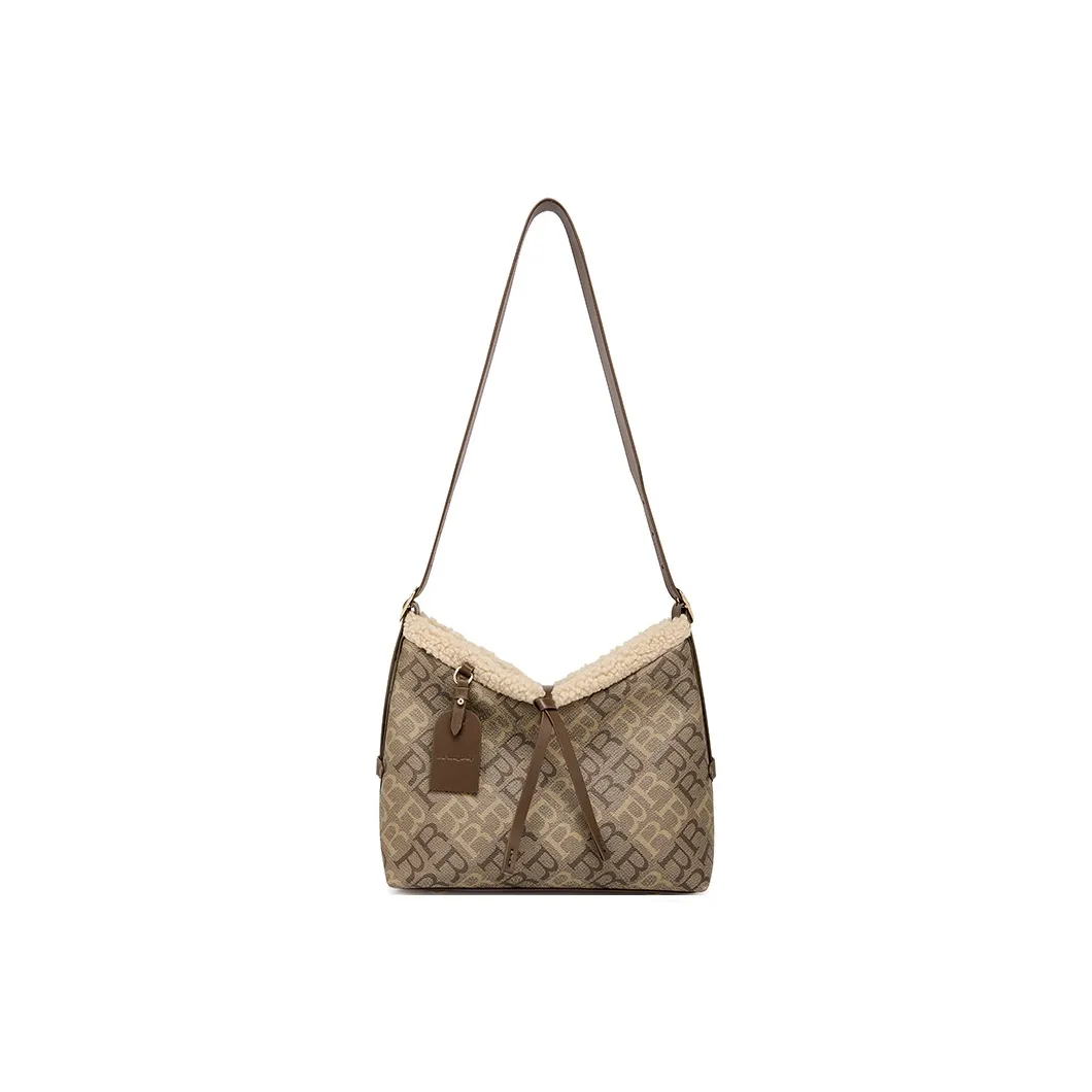 RED DRAGONFLY Синтетическая кожа текстиль Mosaic сумка через плечо стандартная женская золотисто-коричневый