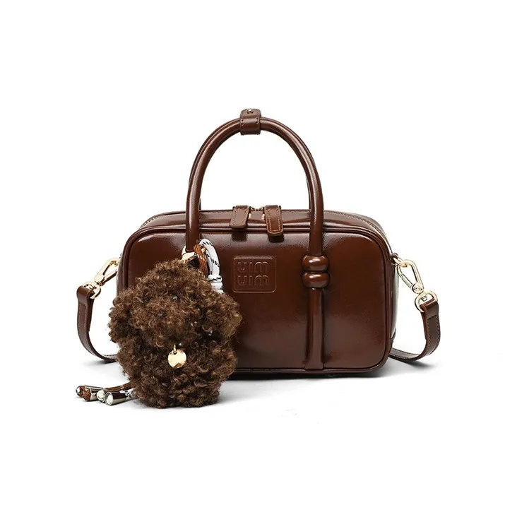 Younger Song Сумка из синтетической кожи женская коричневая