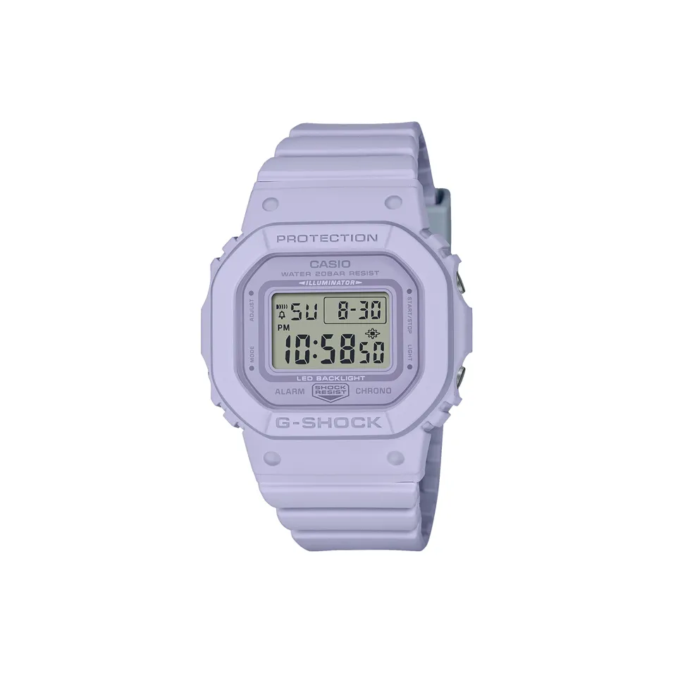 CASIO G SHOCK Collection Кварцевый механизм Смольный ремешок Часы Женские Серый циферблат